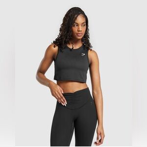 Gymshark Training Crop Tank in black